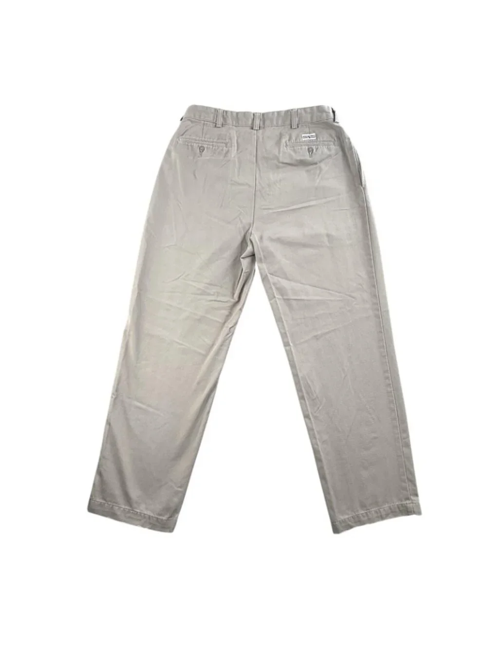 Polo Ralph Lauren Pants Mens 34x30 Beige Classic Fit Pleated Polo Chino Preppy